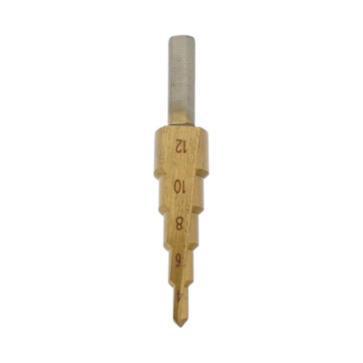 Burghiu conic in 5 trepte 4-12mm din otel 4241 HSS pentru metal, aluminiu, lemn, plastic, alama - imagine 3