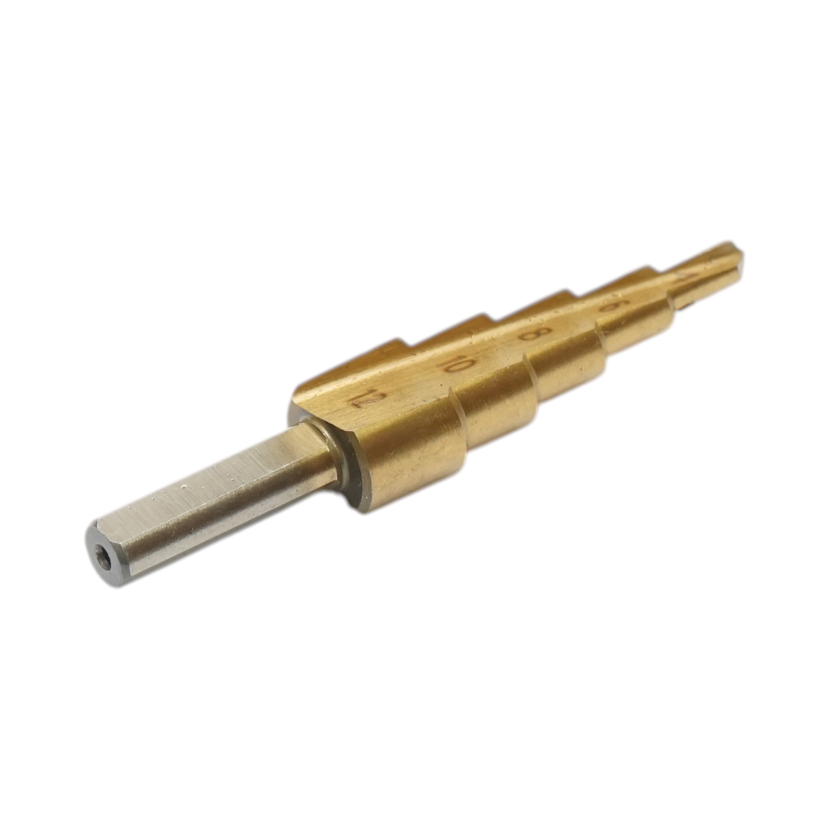 Burghiu conic in 5 trepte 4-12mm din otel 4241 HSS pentru metal, aluminiu, lemn, plastic, alama - imagine 4