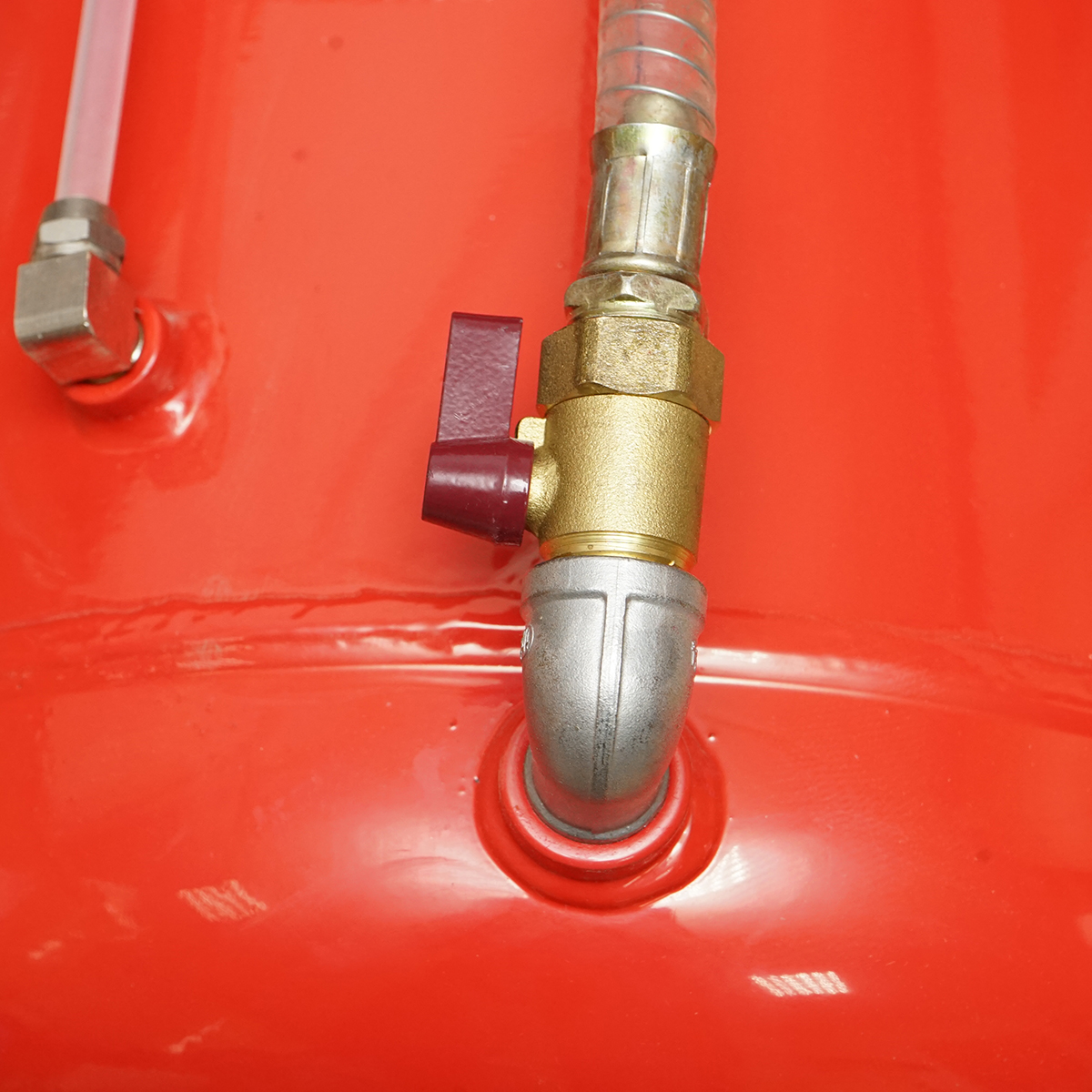 Recuperator de ulei 80L cu palnie si sistem de golire pneumatic - imagine 9