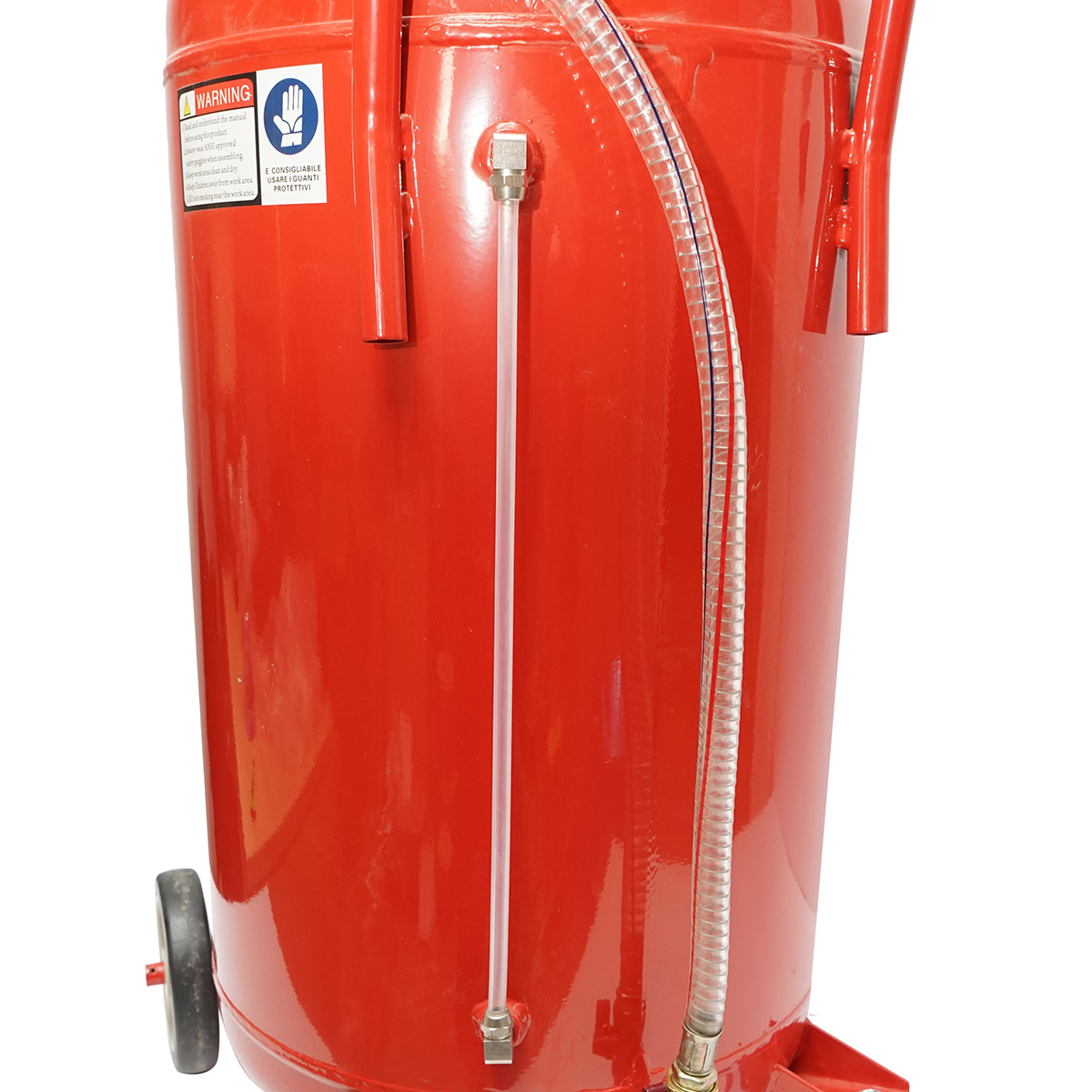 Recuperator de ulei 80L cu palnie si sistem de golire pneumatic - imagine 8