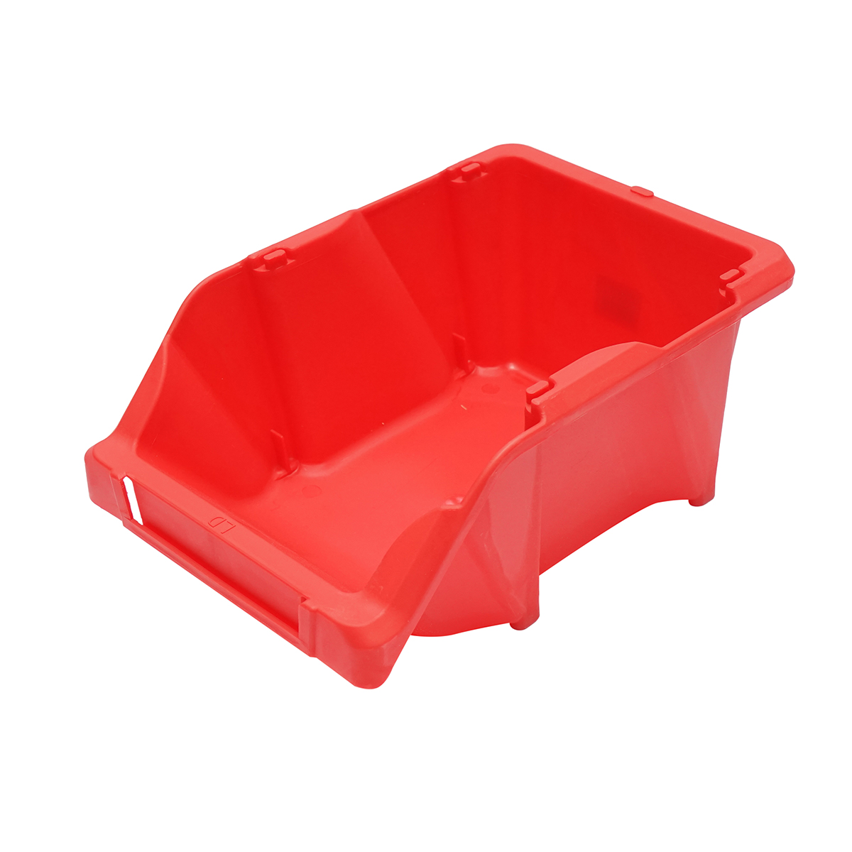 Cutie plastic depozitare rosie 295x195x130mm