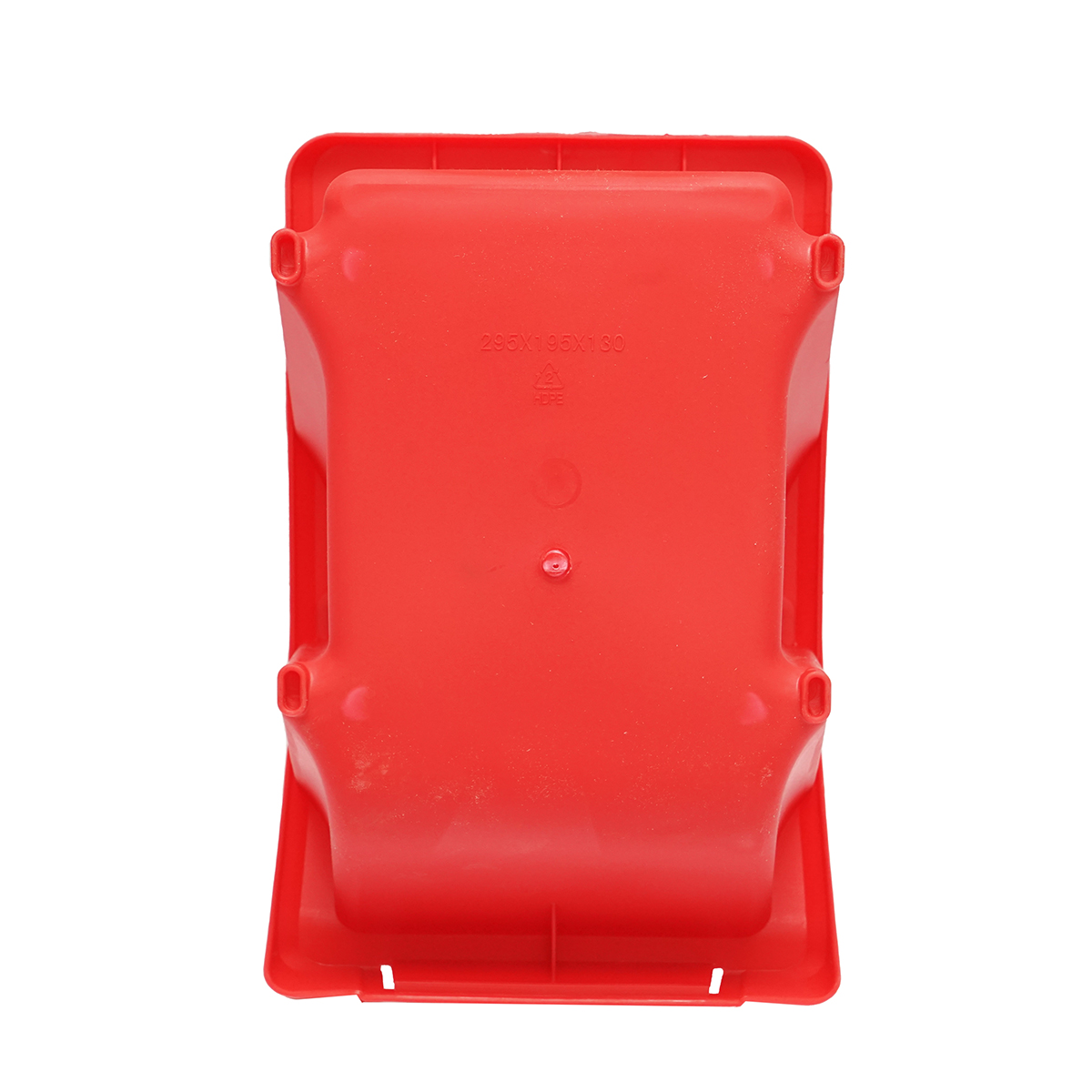 Cutie plastic depozitare rosie 295x195x130mm - imagine 5