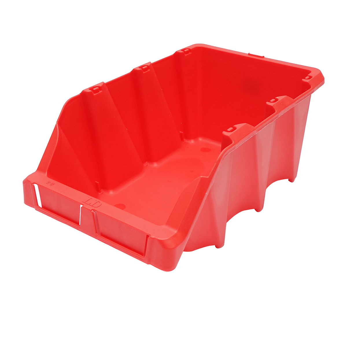 Cutie plastic depozitare rosie 360x215x155mm