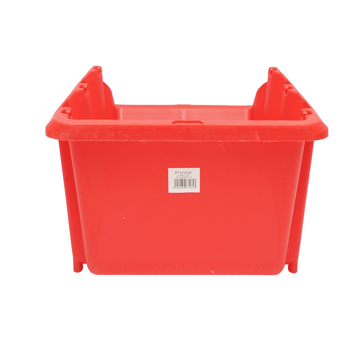 Cutie plastic depozitare rosie 420x265x175mm - imagine 4