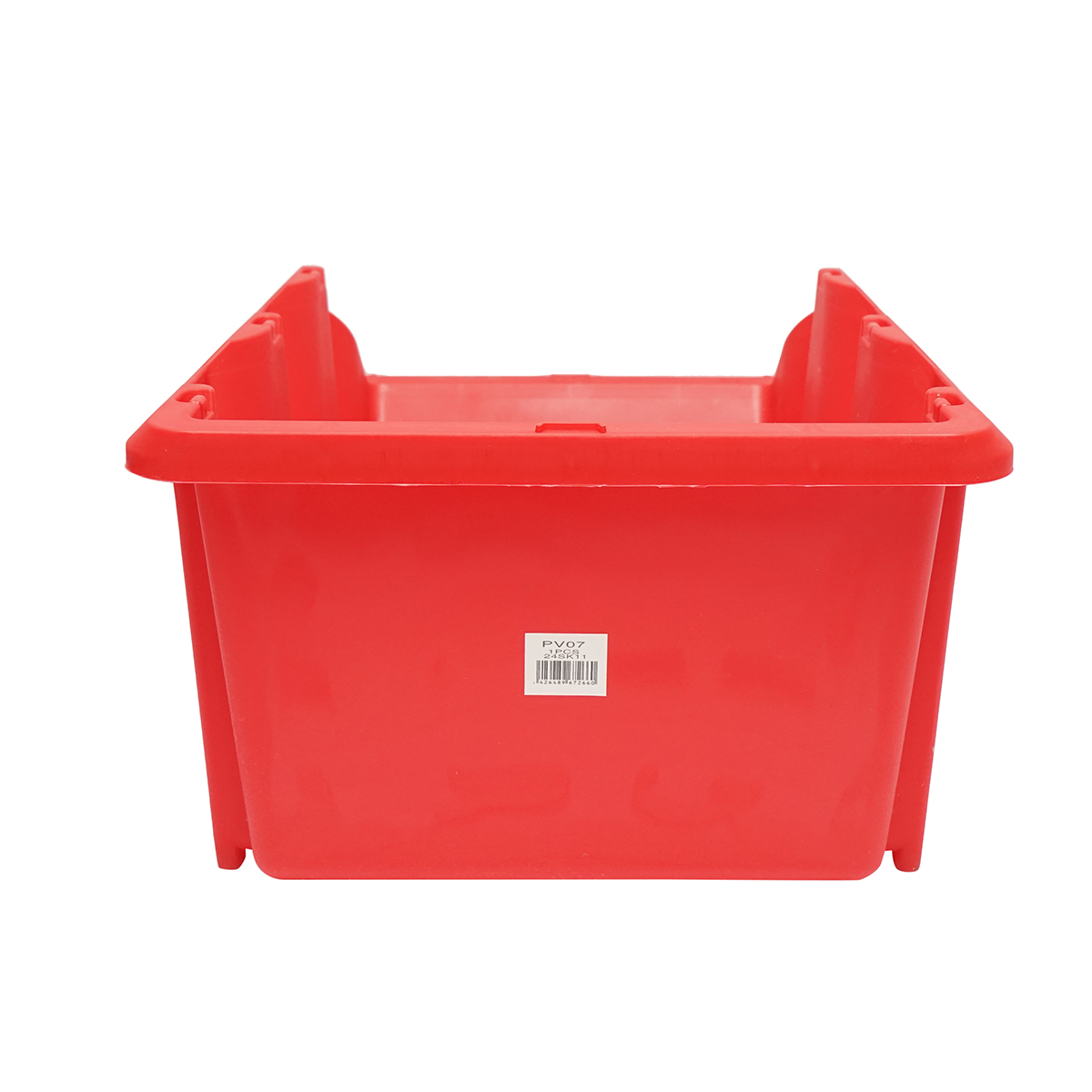 Cutie plastic depozitare rosie 490x300x195mm - imagine 4