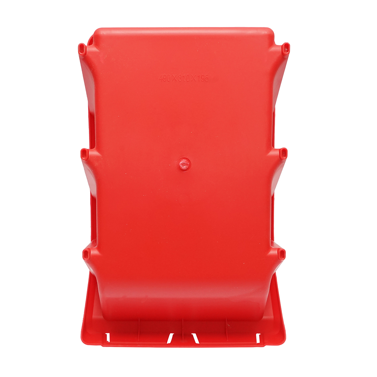 Cutie plastic depozitare rosie 490x300x195mm - imagine 5