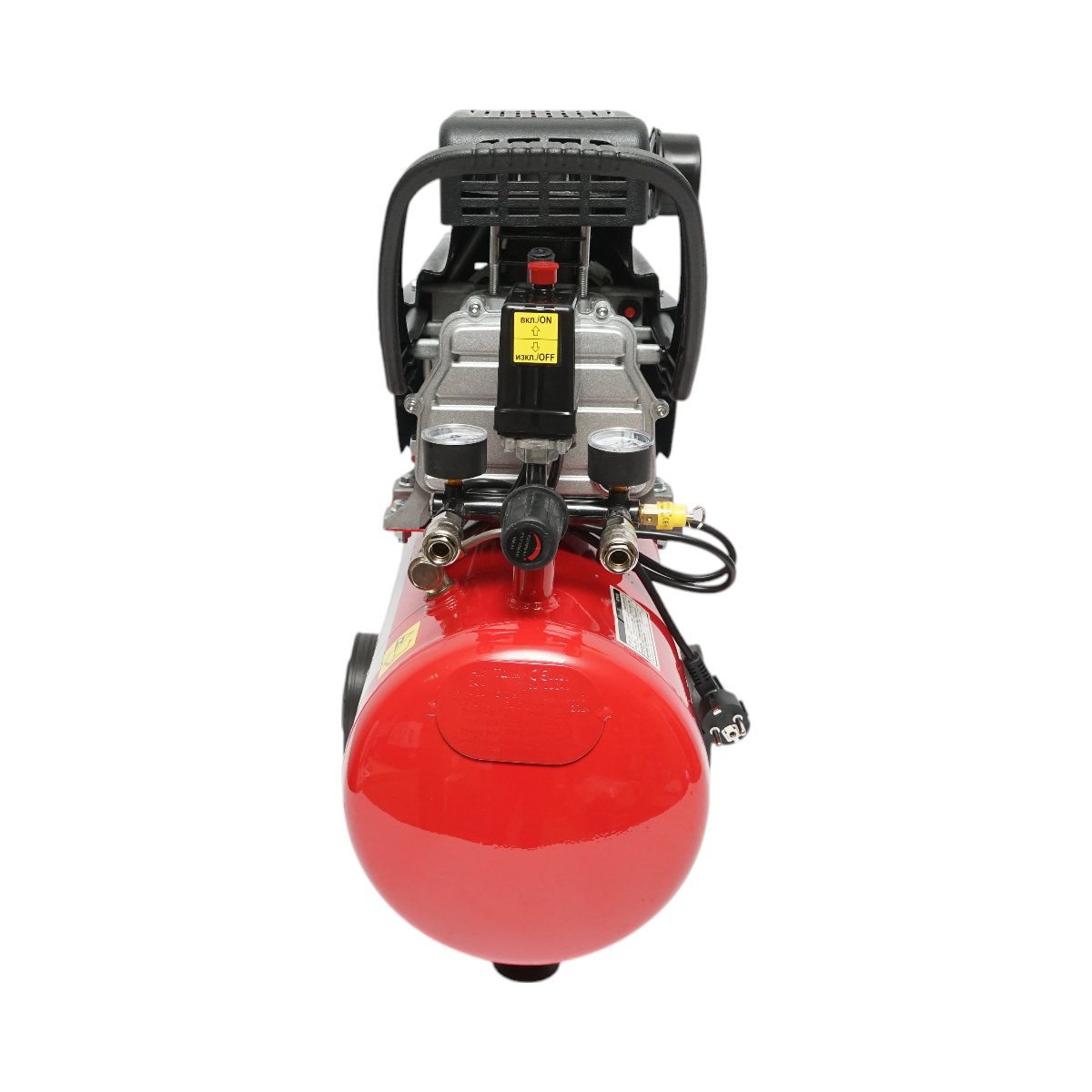 Compresor aer 24L, putere motor 1.5KW/2CP, presiune maxima 8 bar, volum aer aspirat 195L THOR - imagine 3