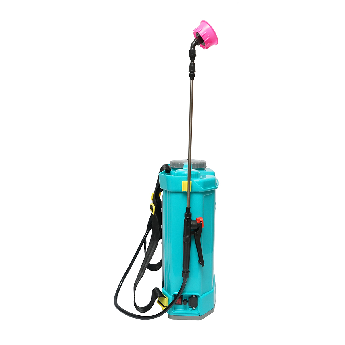 Pompa de stropit, vermorel electric cu rezervor 16L, baterie 12V/8Ah, 4 duze, debit 4 l/min, presiune 6.8 bar THOR - imagine 4