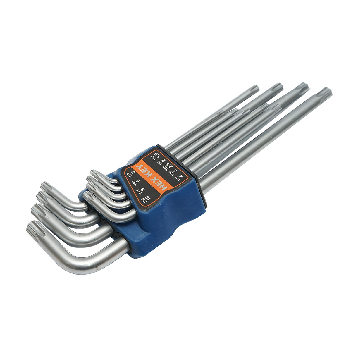Set 9 chei imbus torx T10-T50 (1.5-10mm) cu brat lung si cap sferic Cr-V - imagine 4