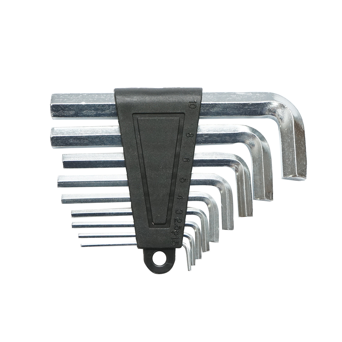 Set 9 chei imbus hexagonale 1.5-10mm din otel forjat tratat termic - imagine 3