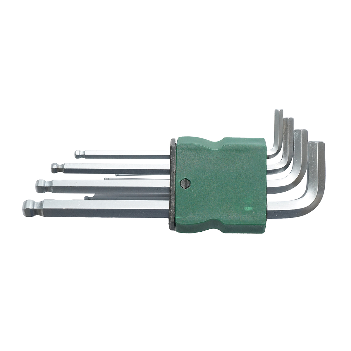 Set 9 chei imbus hexagonale T10-T50 (1.5-10mm) cu brat lung si cap sferic Cr-V - imagine 2