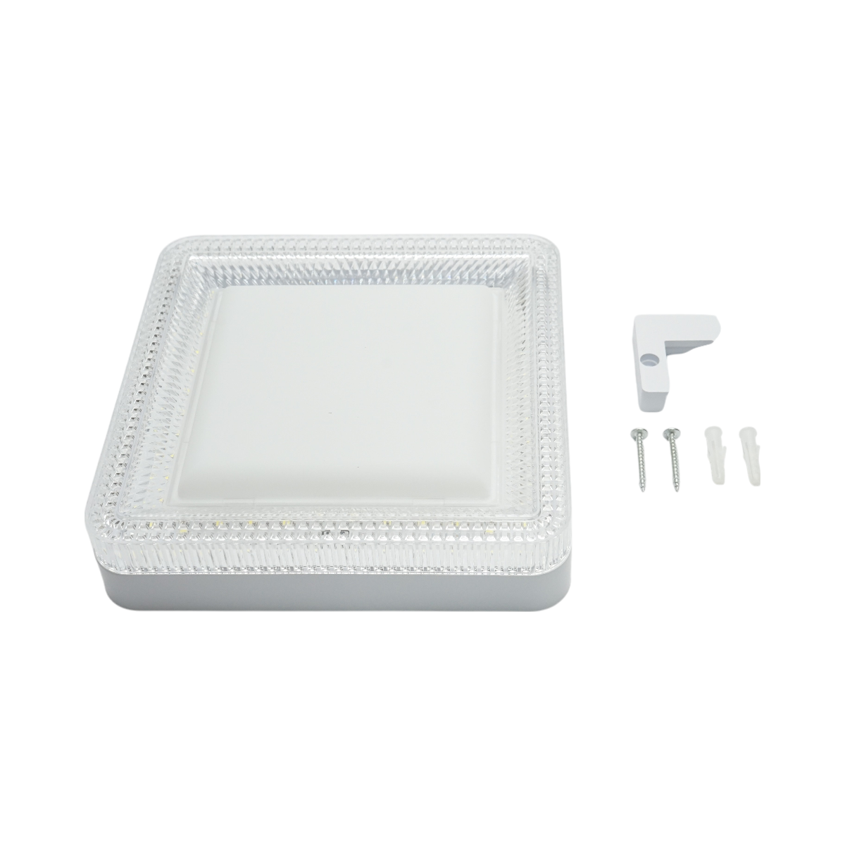 Plafoniera LED rotunda 24W, 220V lumina rece 6500K 180x180x40mm IP20 - imagine 5