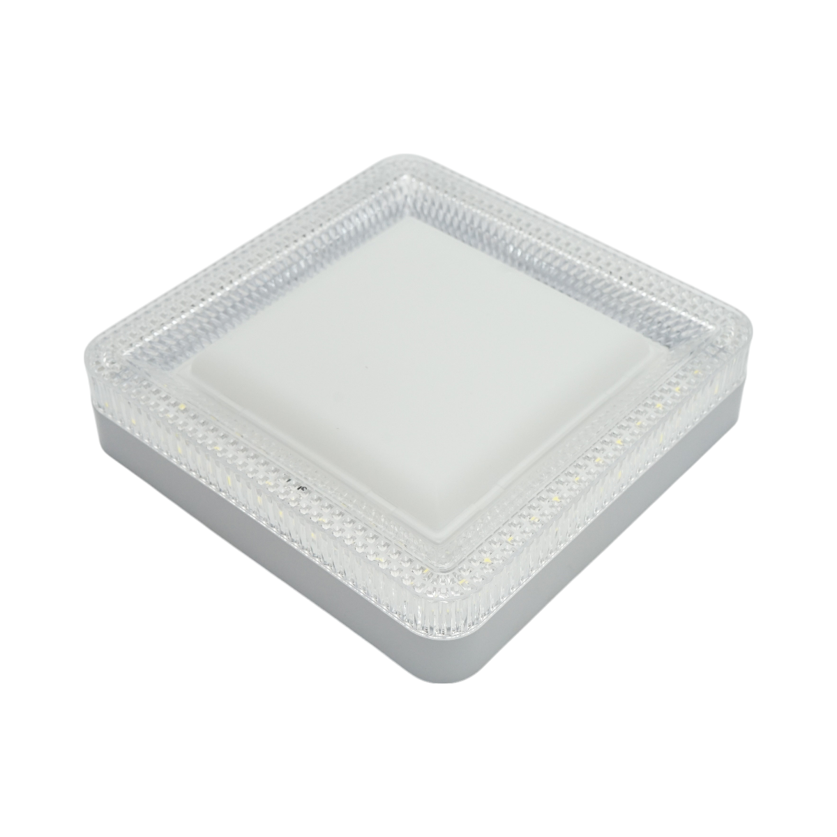 Plafoniera LED rotunda 24W, 220V lumina rece 6500K 180x180x40mm IP20