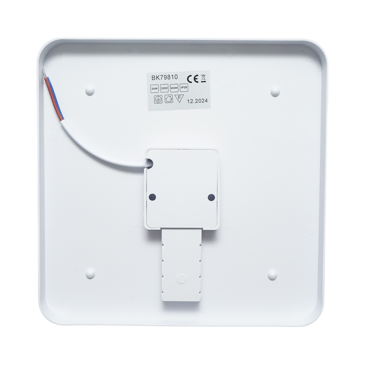 Plafoniera LED rotunda 24W, 220V lumina rece 6500K 180x180x40mm IP20 - imagine 4