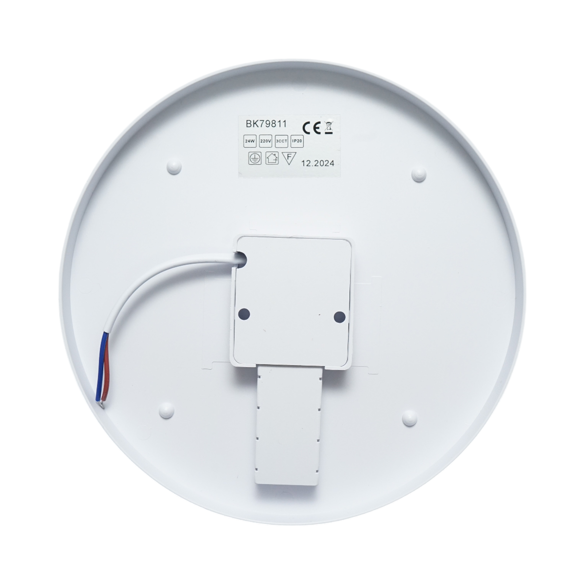 Plafoniera LED rotunda 24W, 220V lumina reglabila 3CCT 3000K/4000K/6500K 180x40mm IP20 - imagine 4