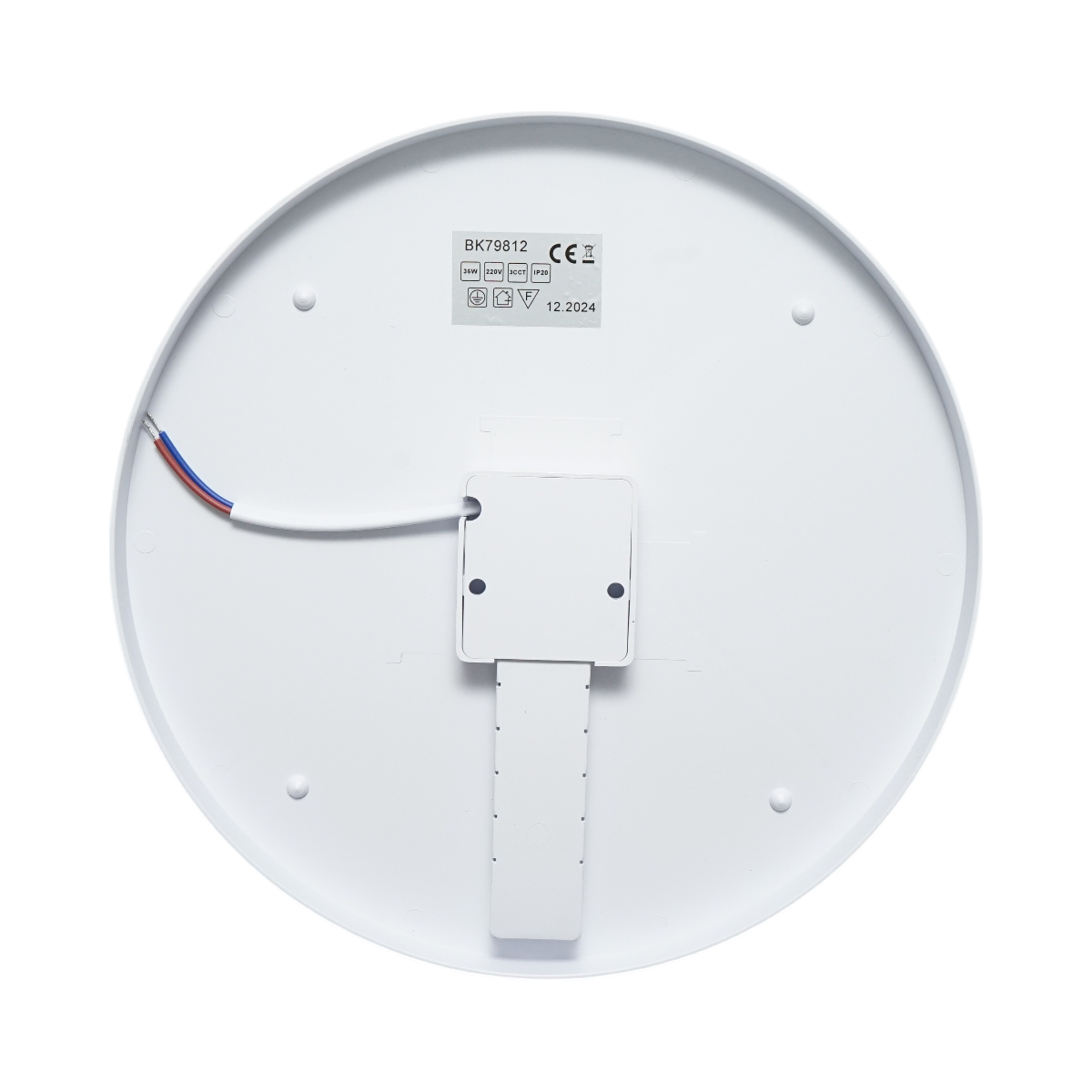 Plafoniera LED rotunda 36W, 220V lumina reglabila 3CCT 3000K/4000K/6500K 230x40mm IP20 - imagine 4