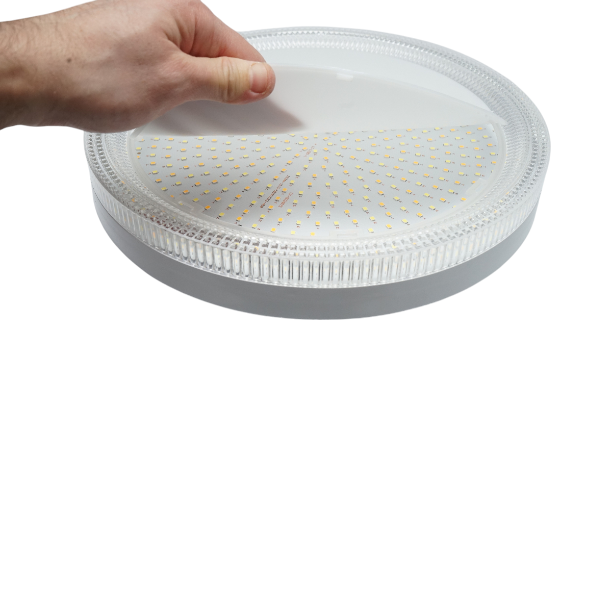 Plafoniera LED rotunda 48W, 220V lumina reglabila 3CCT 3000K/4000K/6500K 300x40mm IP20 - imagine 6