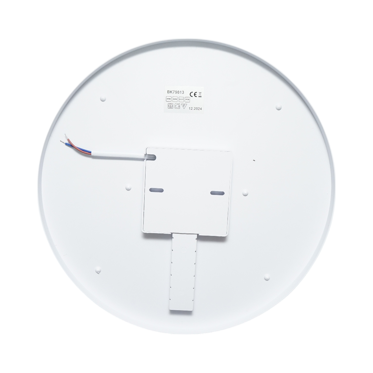 Plafoniera LED rotunda 48W, 220V lumina reglabila 3CCT 3000K/4000K/6500K 300x40mm IP20 - imagine 4