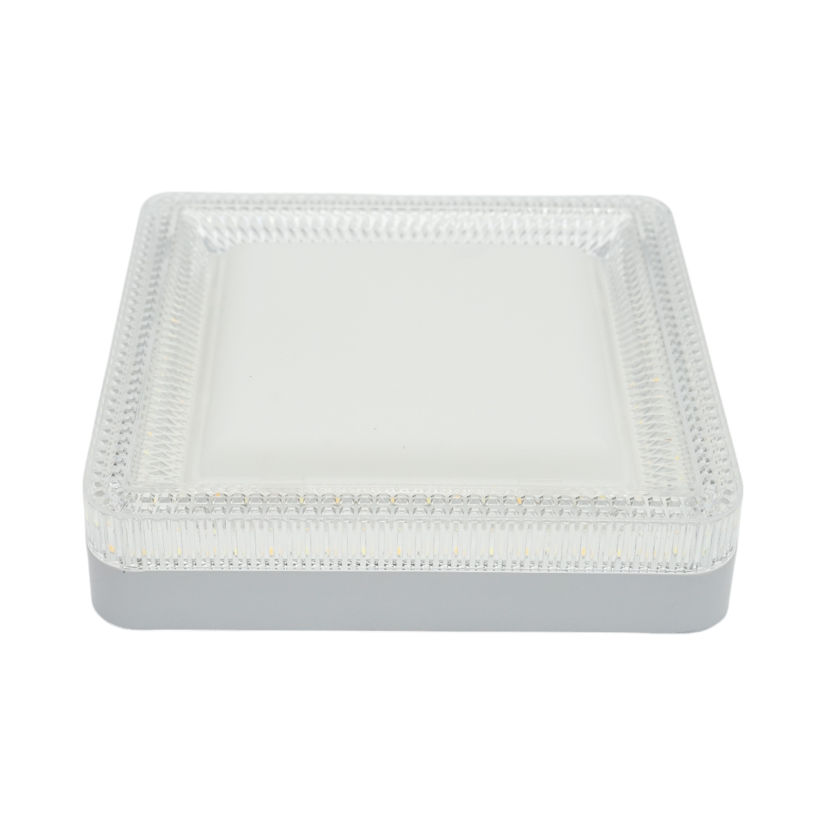 Plafoniera LED patrata 24W, 220V lumina reglabila 3CCT 3000K/4000K/6500K 180x180x40mm IP20 - imagine 2