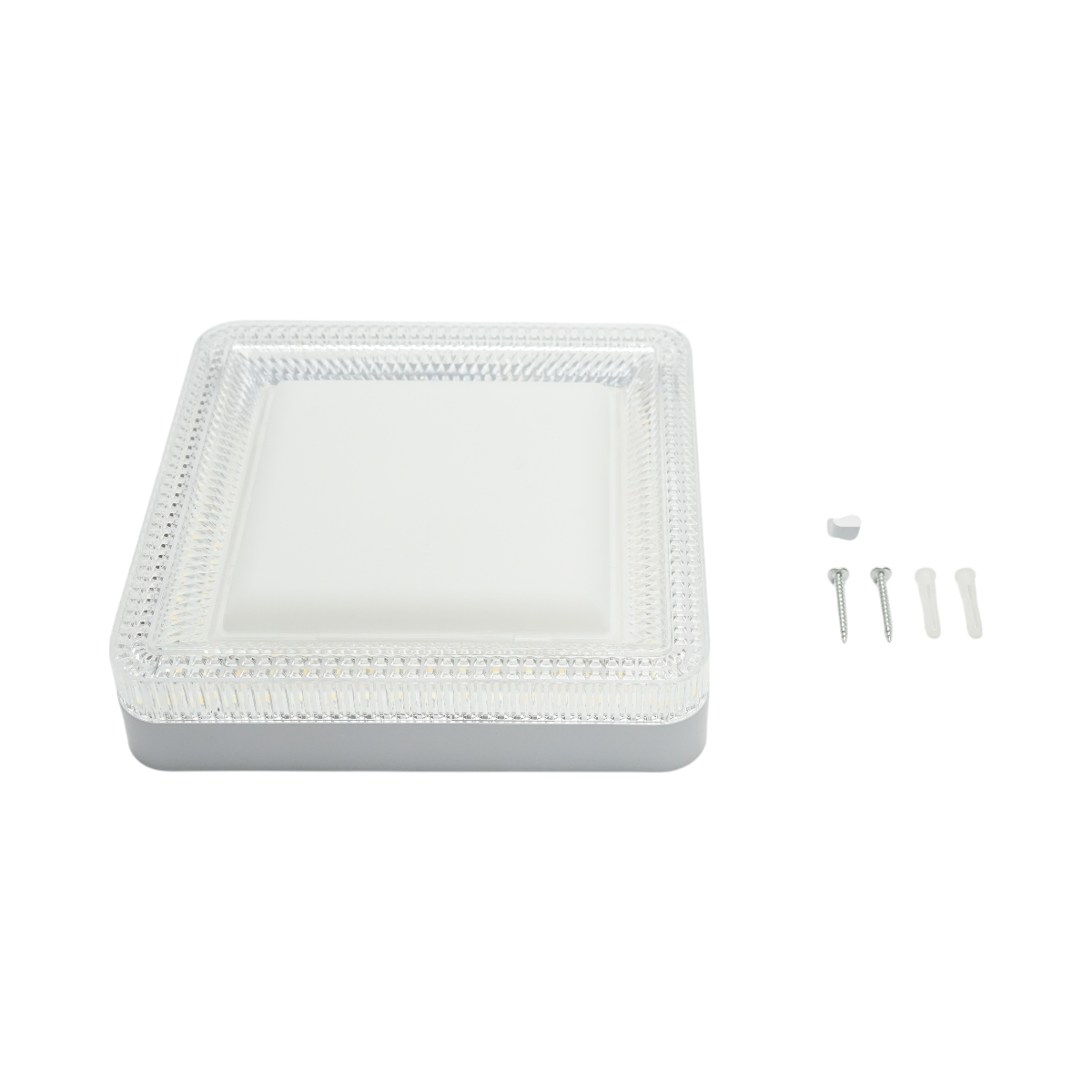 Plafoniera LED patrata 24W, 220V lumina reglabila 3CCT 3000K/4000K/6500K 180x180x40mm IP20 - imagine 5