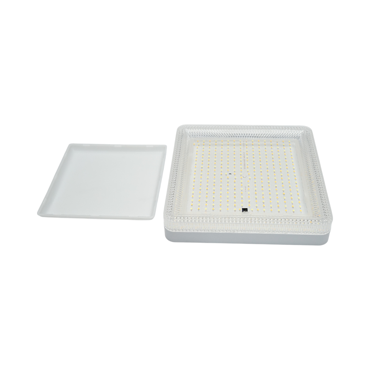 Plafoniera LED patrata 36W, 220V lumina reglabila 3CCT 3000K/4000K/6500K 230x230x40mm IP20 - imagine 4