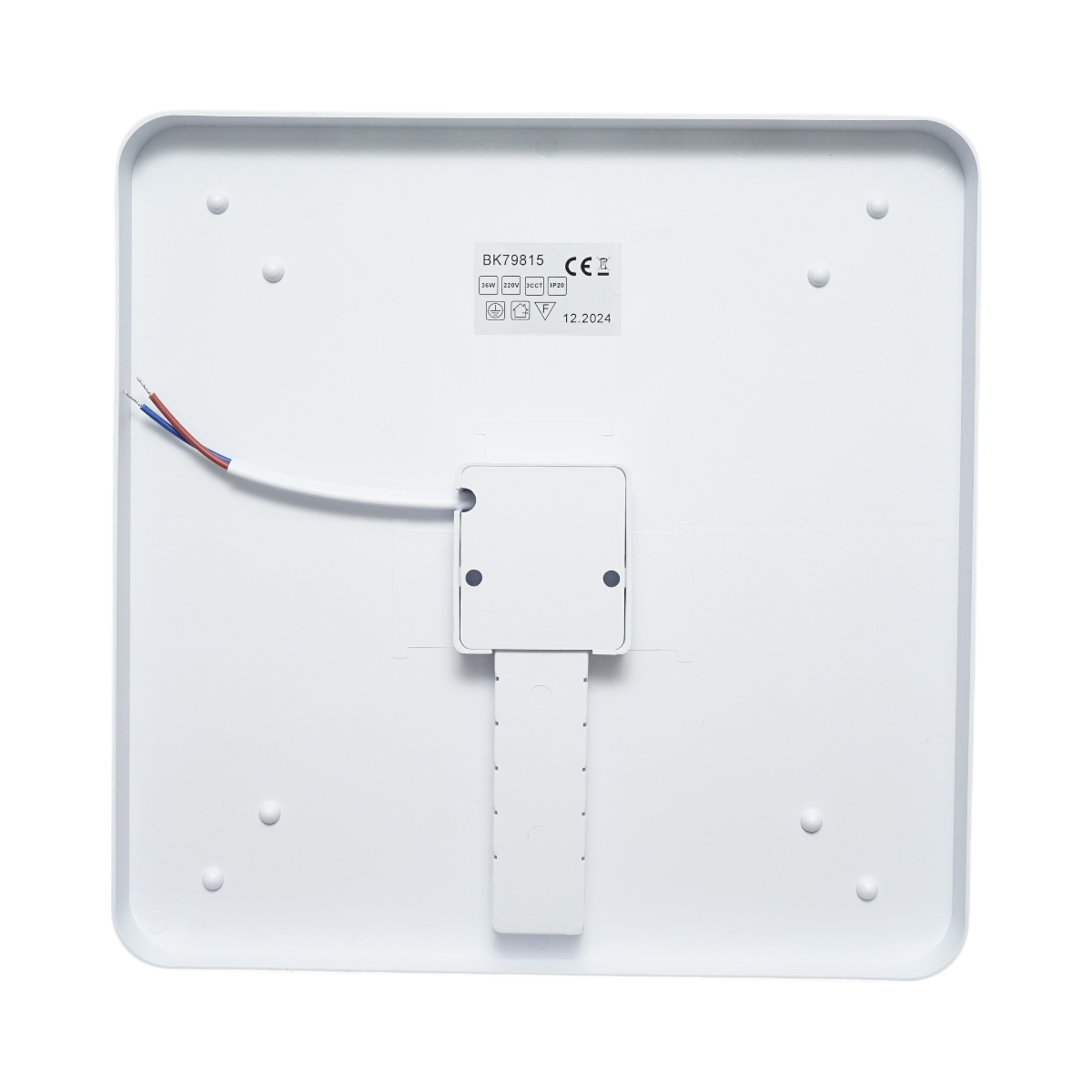 Plafoniera LED patrata 36W, 220V lumina reglabila 3CCT 3000K/4000K/6500K 230x230x40mm IP20 - imagine 5