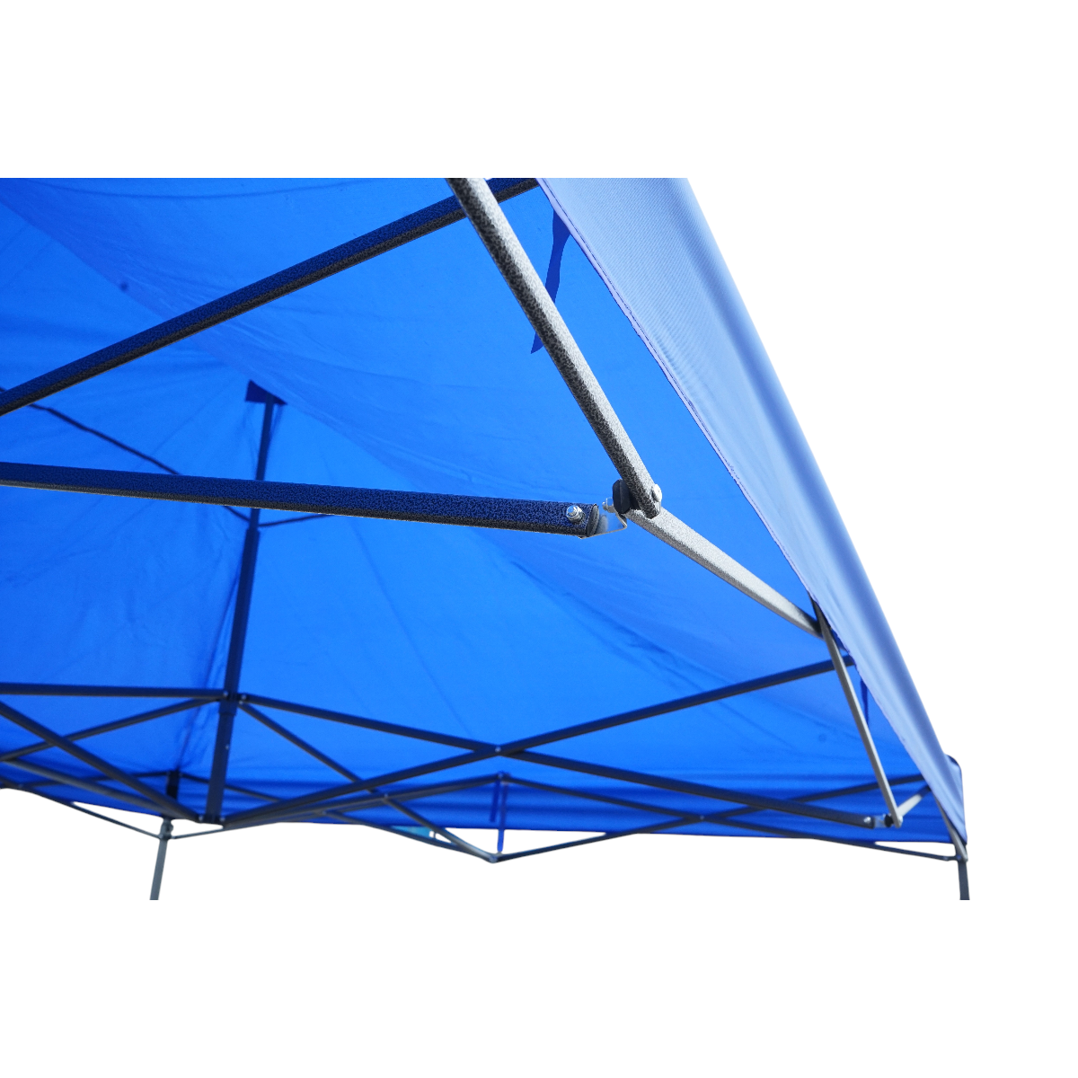 Cort pavilion pliabil 3x4.5m albastru impermeabil, inaltime reglabila, cadru metalic Breckner Germany - imagine 4