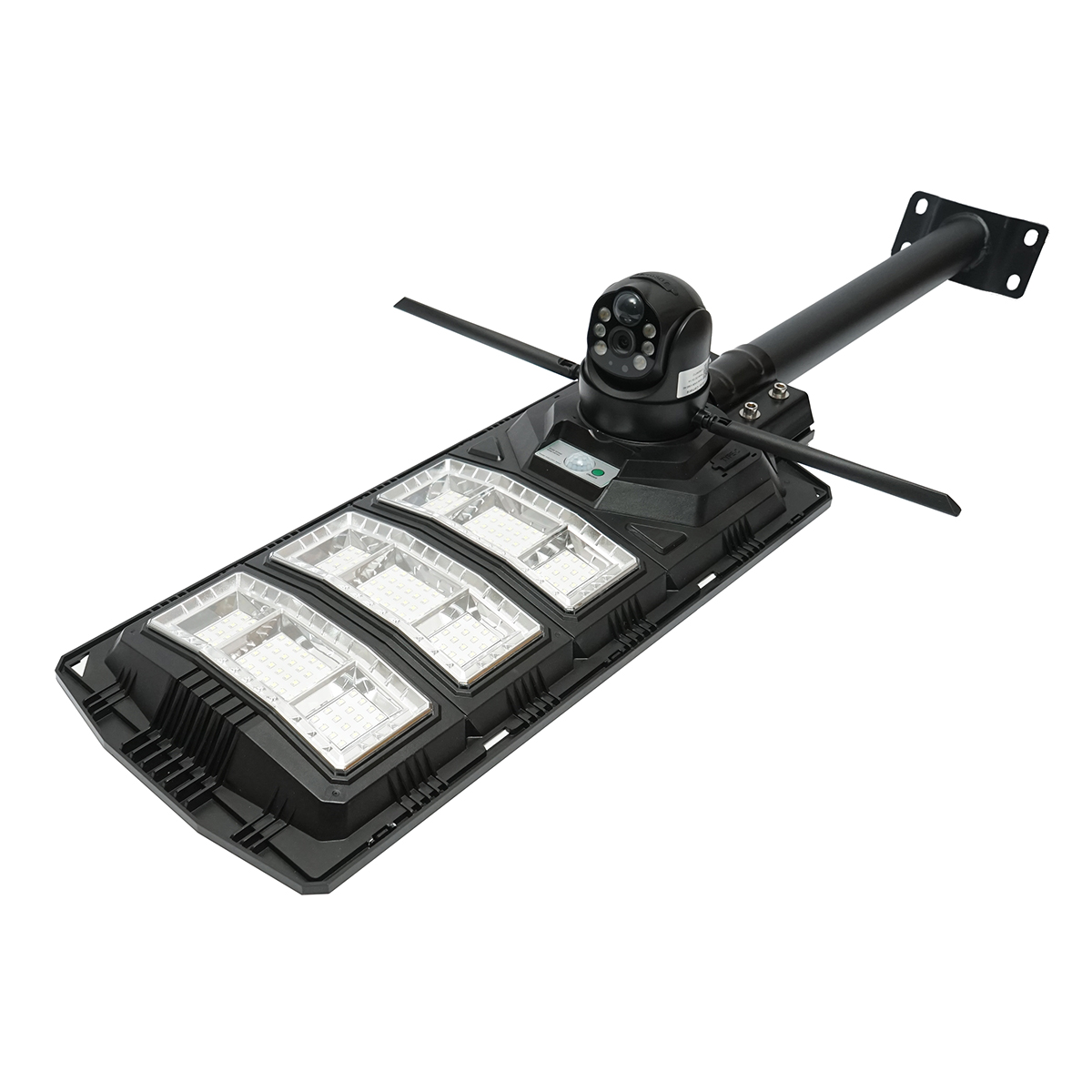 Lampa solara LED 450W, camera supraveghere Ai 4 MP, sim 4G cu panou solar 24W, baterie LiFePO4 18Ah, rotativa 360, night vision, detectie umana, aplicatie V380 Pro - imagine 7