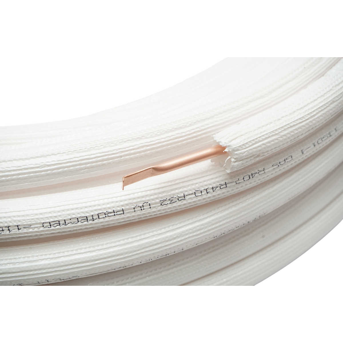 Conducta cupru clima AC 1/4 (6.35mm), grosime perete 0.70mm, izolatie 6mm pentru instalatii aer conditionat 50m/rola - imagine 3