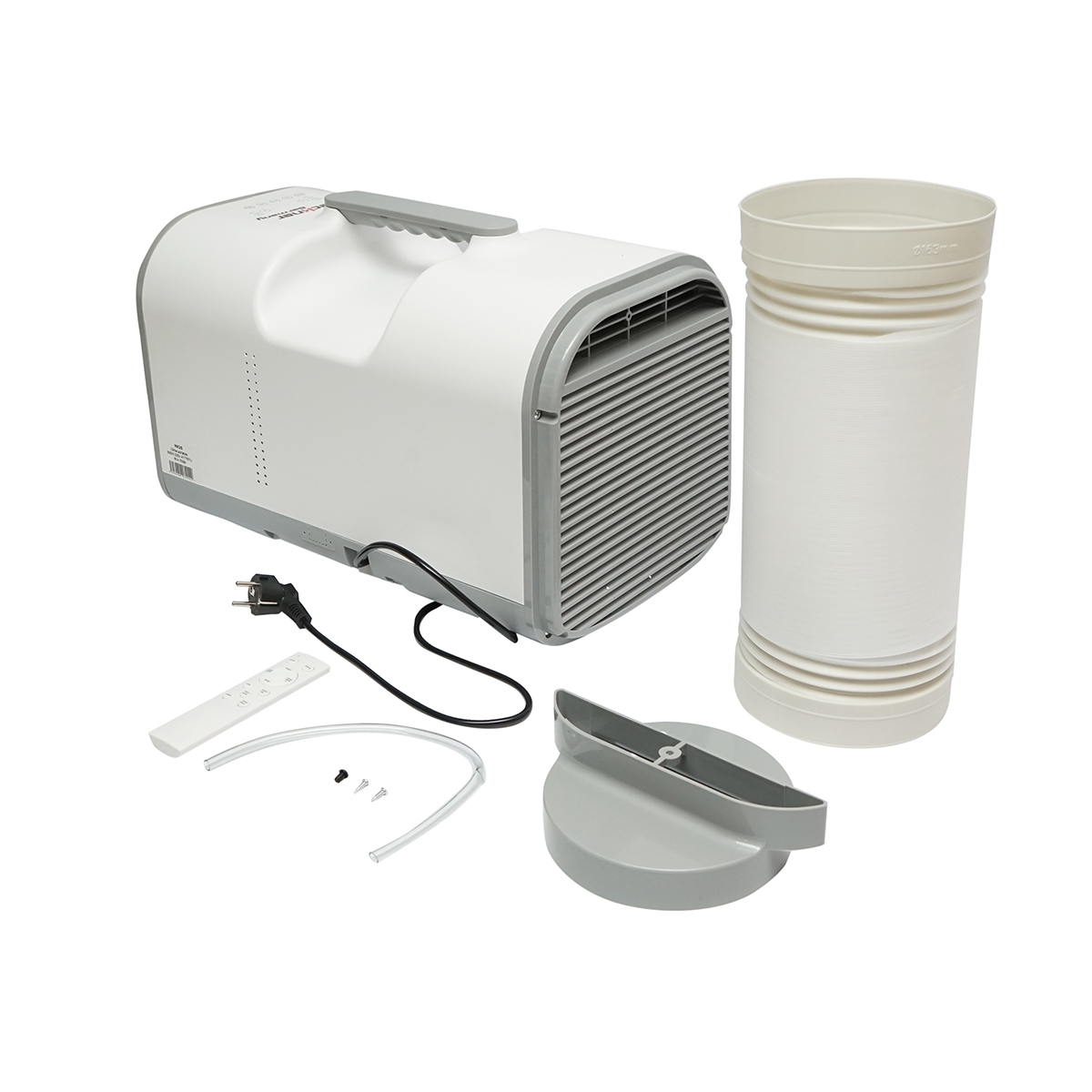 Aparat de aer conditionat portabil 4777 BTU, 600W, 220V cu functie dezumidificare, ventilatie, telecomanda, mod somn, kit instalare inclus Breckner Germany - imagine 2