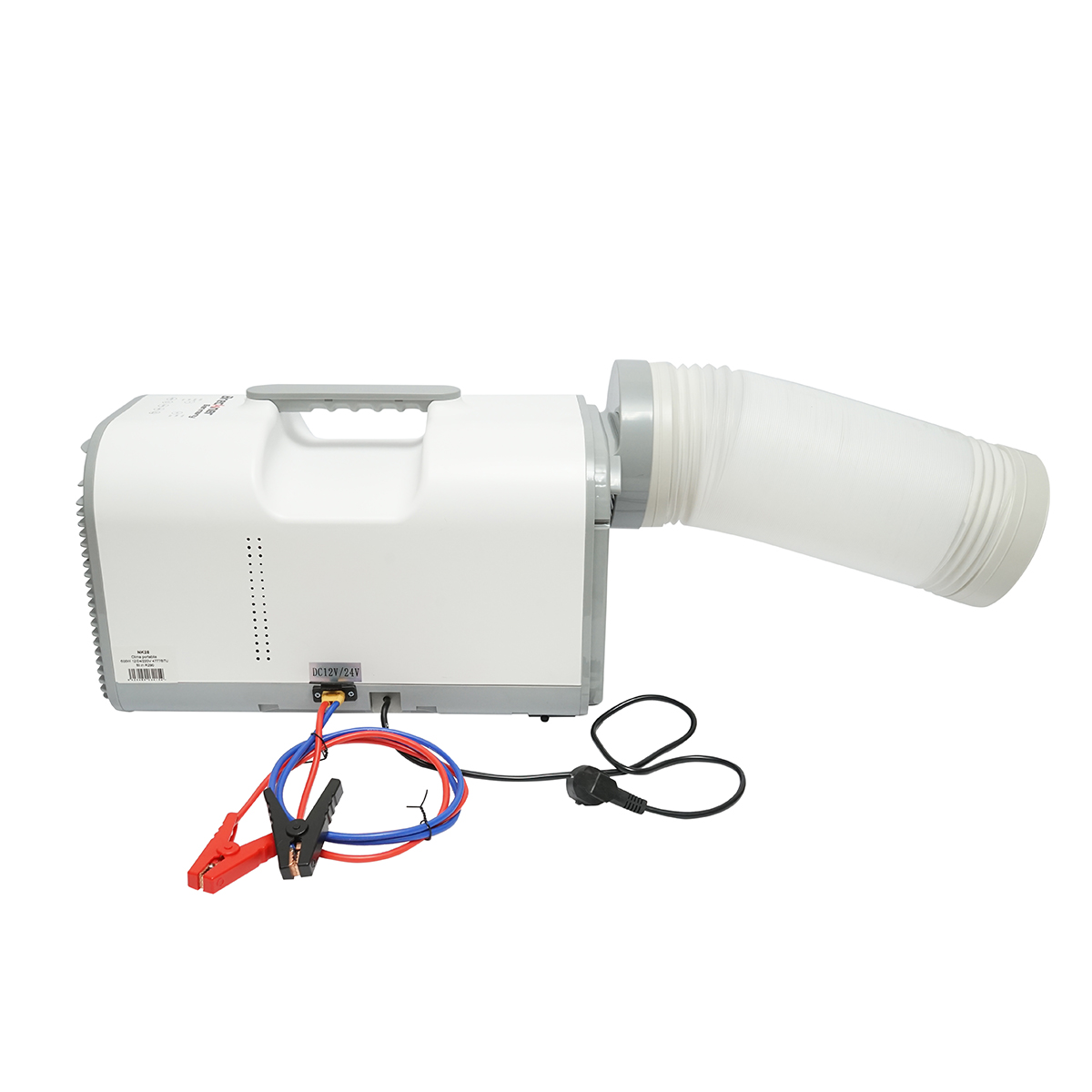 Aparat de aer conditionat portabil 4777 BTU, 600W, 12V-24V-220V cu functie dezumidificare, ventilatie, telecomanda, mod somn, kit instalare inclus Breckner Germany - imagine 7