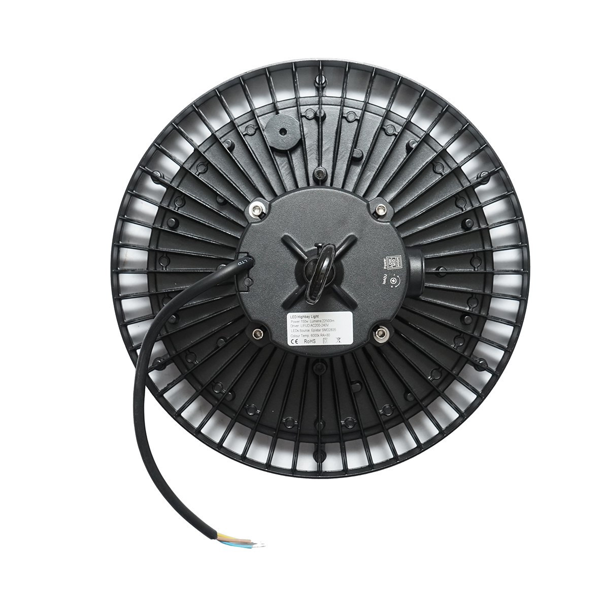 Lampa industriala LED High-Bay 150W, 220V, 6000K, 22500lm pentru hale, depozite 330x140mm Breckner Germany - imagine 4