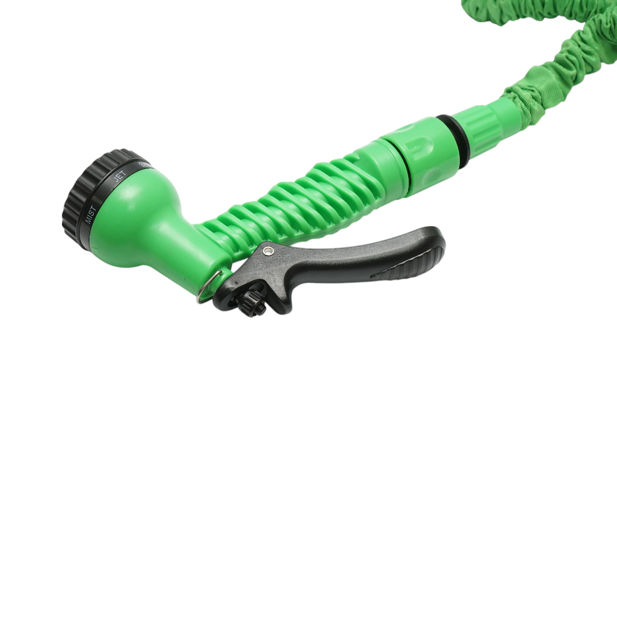 Furtun gradina extensibil TPE 5-15m cu pistol reglabil 7 moduri, adaptor 3/4, cupla rapida 1/2 - imagine 4