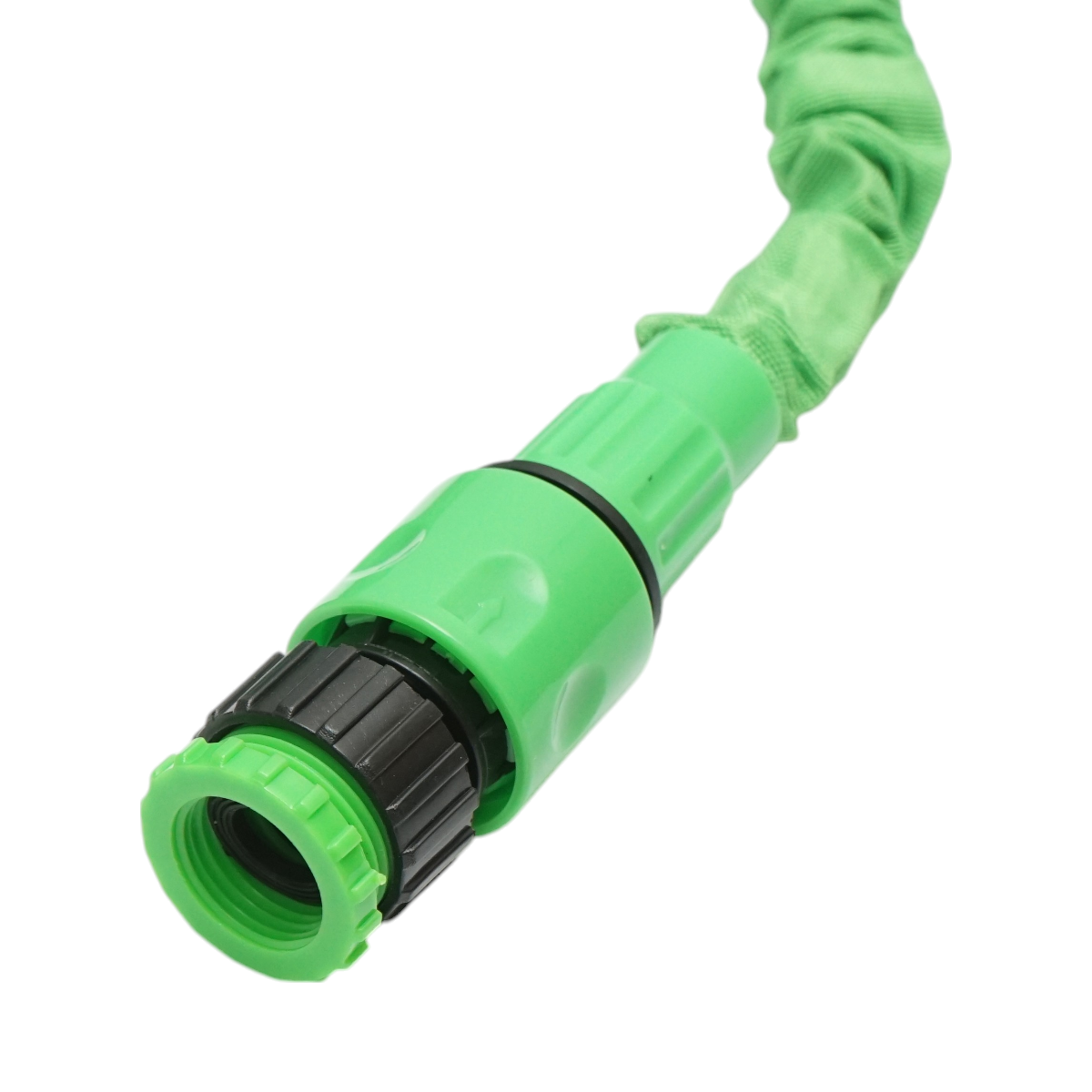 Furtun gradina extensibil latex 5-15m cu pistol reglabil 7 moduri, adaptor 3/4, cupla rapida 1/2 - imagine 5