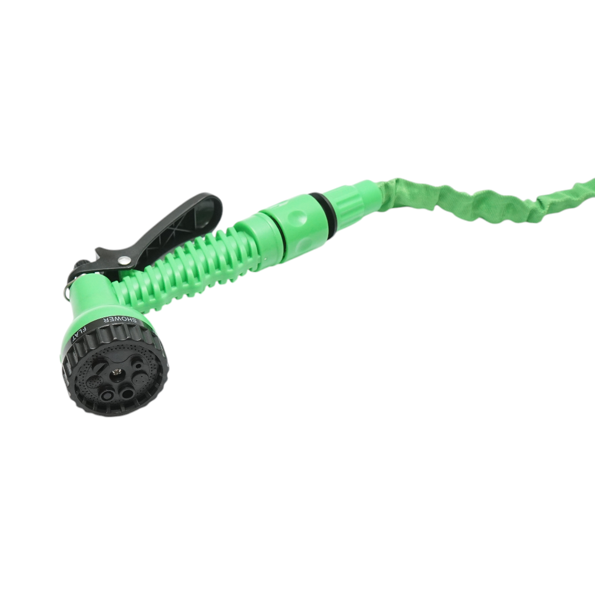 Furtun gradina extensibil latex 10-30m cu pistol reglabil 7 moduri, adaptor 3/4, cupla rapida 1/2 - imagine 3