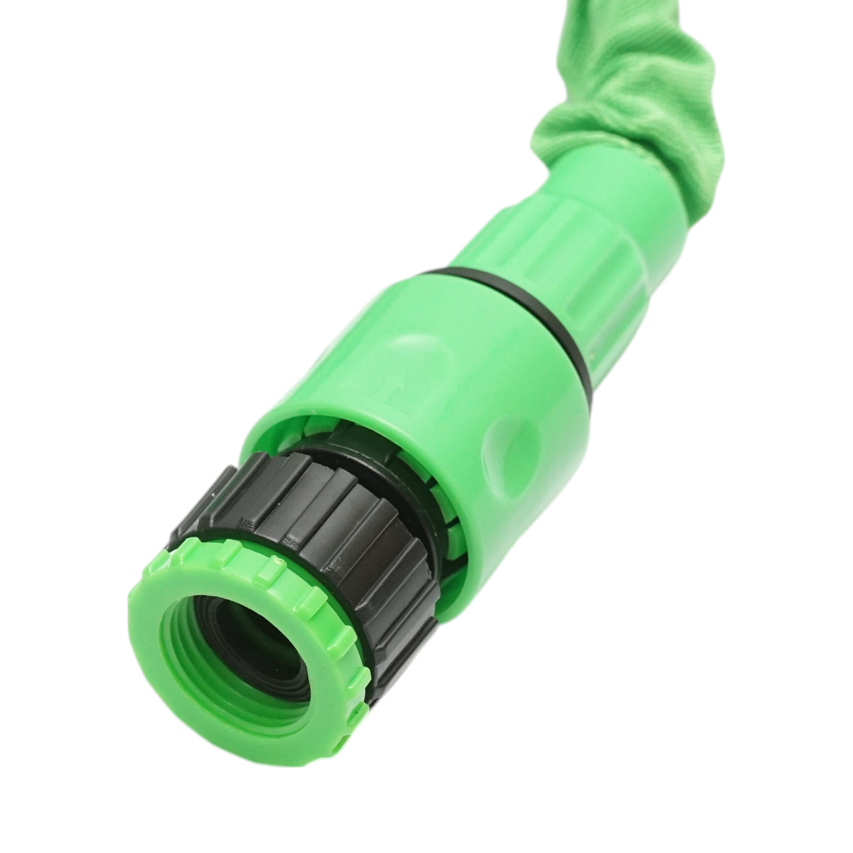 Furtun gradina extensibil latex 10-30m cu pistol reglabil 7 moduri, adaptor 3/4, cupla rapida 1/2 - imagine 5