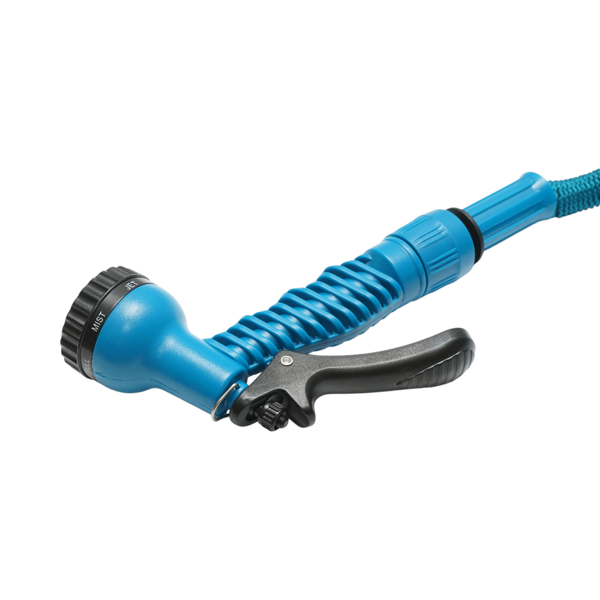 Furtun gradina extensibil 2.5-7.5m cu pistol reglabil 7 moduri, adaptor 3/4, cupla rapida 1/2 - imagine 4