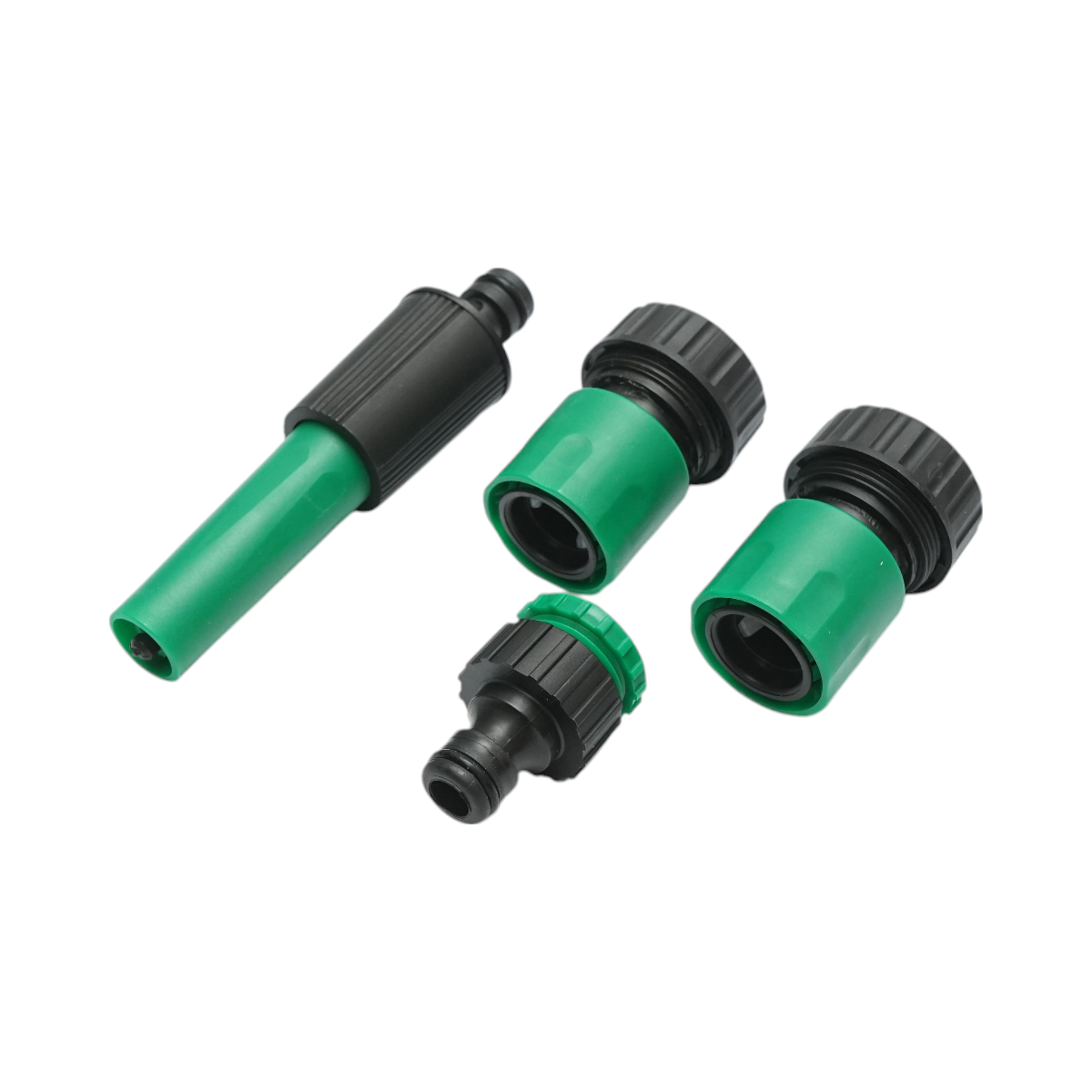 Set rola 7.5m furtun gradina PVC impletit 3/4 inch cu duza stropit reglabila, conectori si adaptor robinet 3/4-1/2 inch - imagine 5