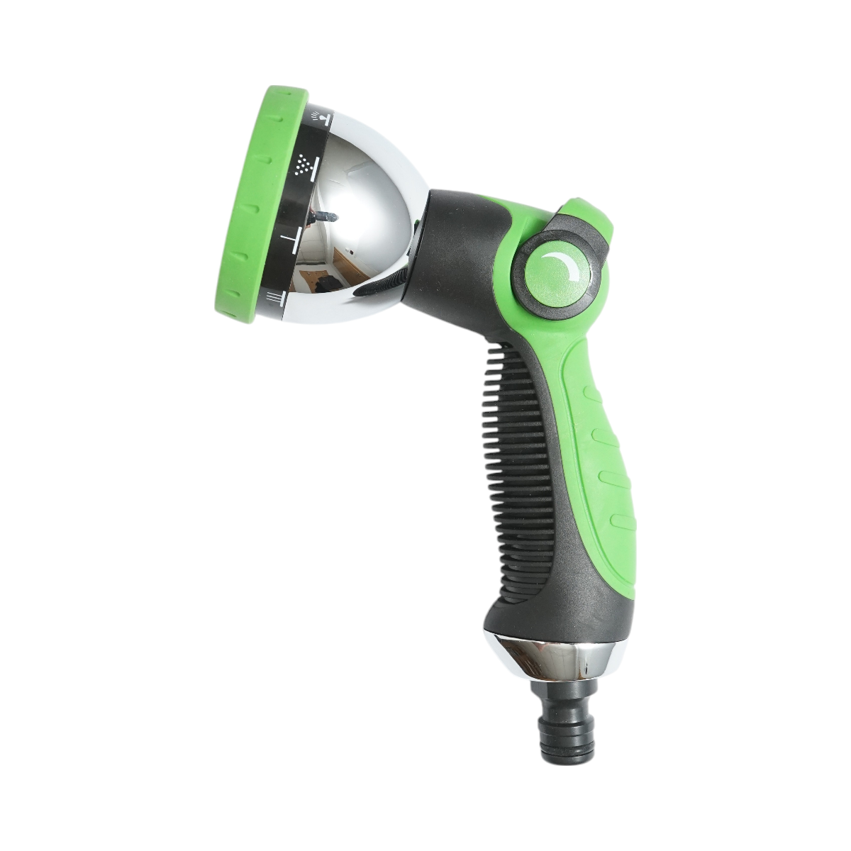 Pistol de stropit tip dus reglabil 10 moduri pentru furtun gradina, cupla rapida 1/2