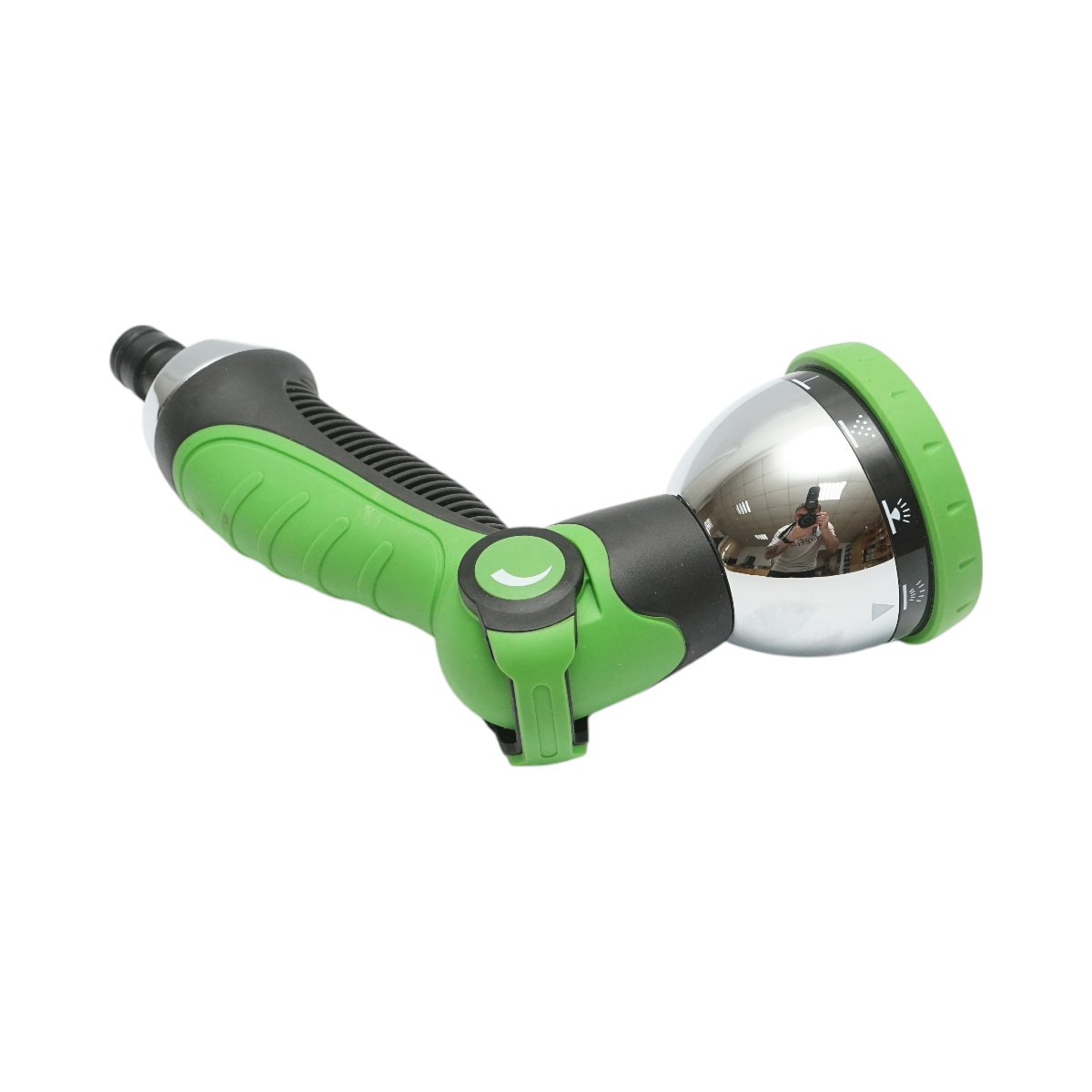 Pistol de stropit tip dus reglabil 10 moduri pentru furtun gradina, cupla rapida 1/2 - imagine 4