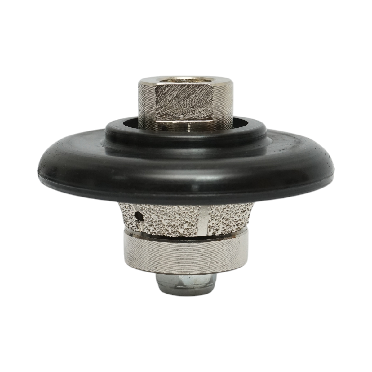 Freza diamantata semibaston B15, D65mm, raza 15mm, filet M14 pentru canturi marmura Breckner Germany - imagine 2