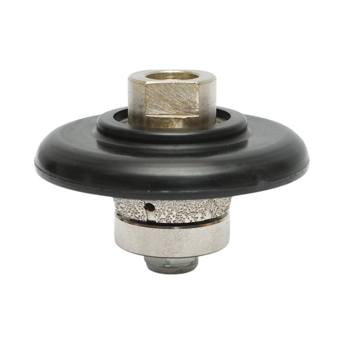 Freza diamantata semibaston B15, D65mm, raza 15mm, filet M14 pentru canturi granit Breckner Germany - imagine 2