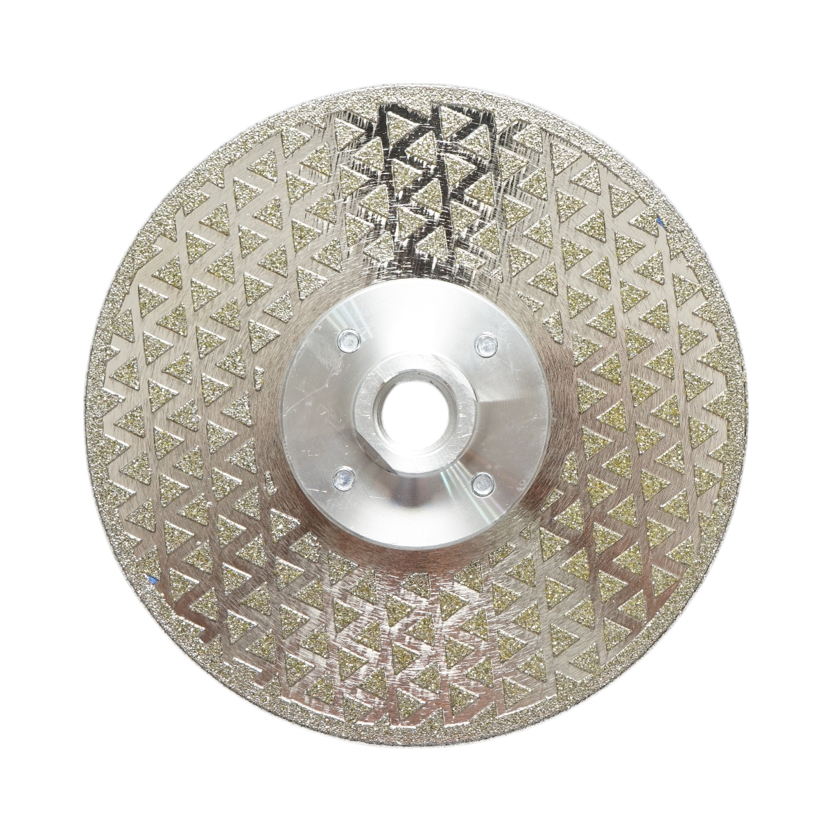 Disc diamantat electroplacat 125mm, filet M14 pentru taiere/slefuire marmura, fibra sticla, rasina, ceramica dura Breckner Germany - imagine 2