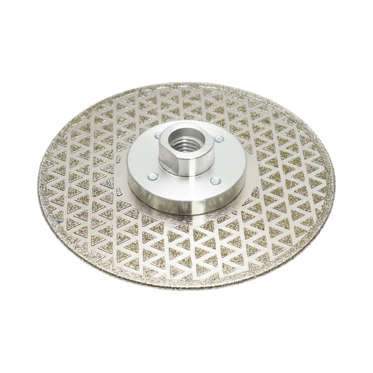 Disc diamantat electroplacat 125mm, filet M14 pentru taiere/slefuire marmura, fibra sticla, rasina, ceramica dura Breckner Germany - imagine 4