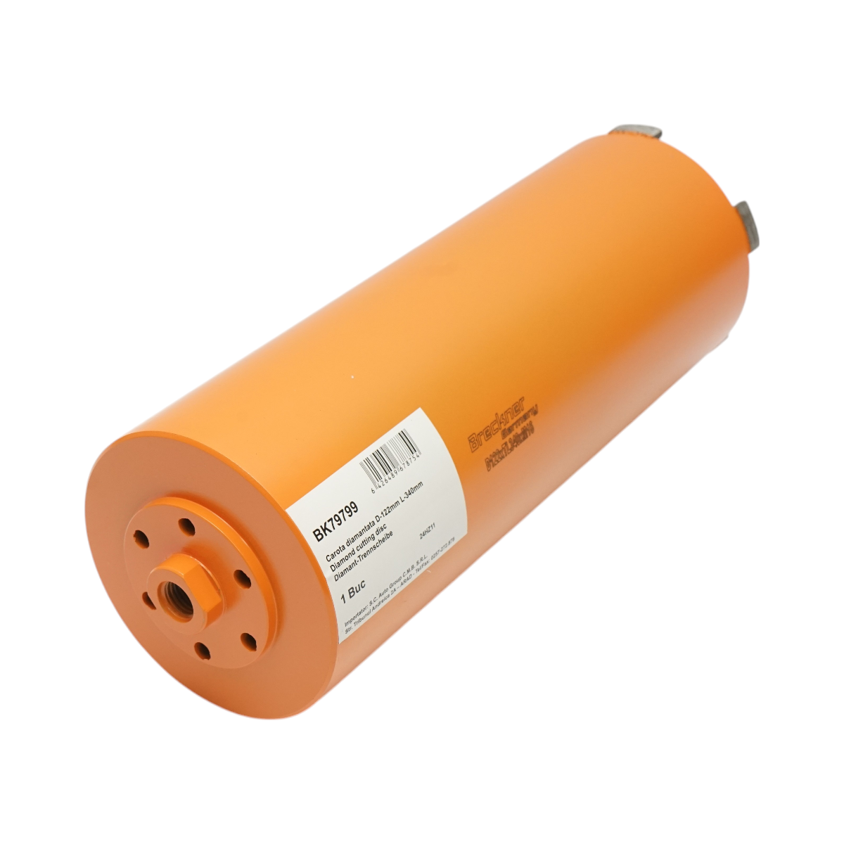Carota diamantata 122x340mm, filet interior M16, gaurire uscata pentru caramida Breckner Germany - imagine 3