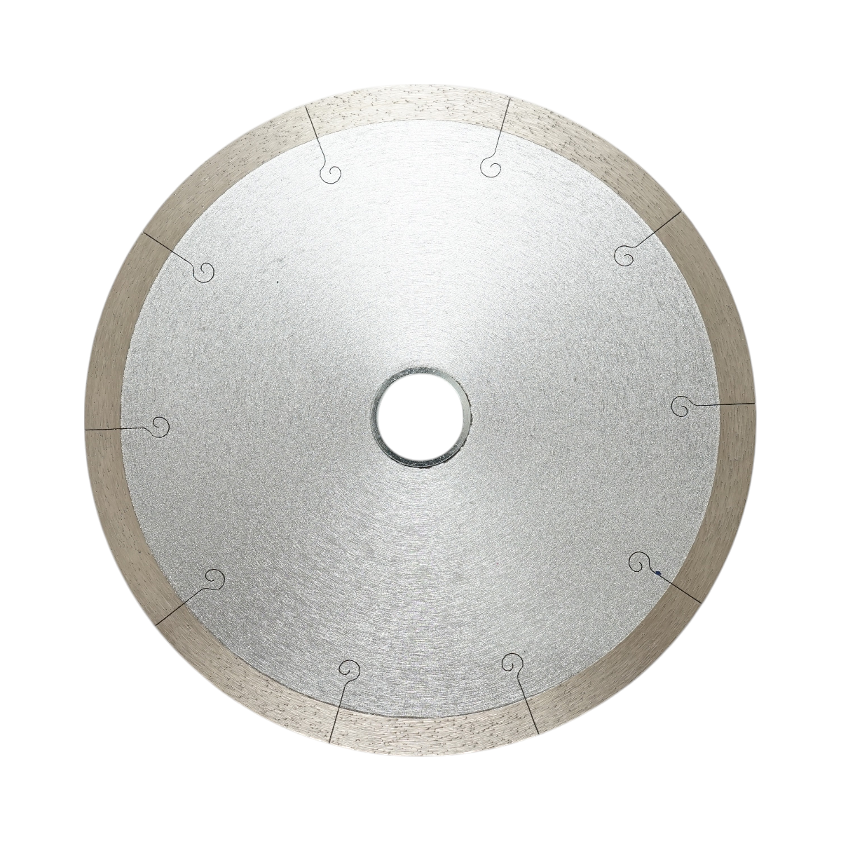 Disc diamantat continuu fractionat 200x30/25.4mm, segment 10mm pentru gresie, faianta, ceramica dura, marmura Breckner Germany - imagine 2