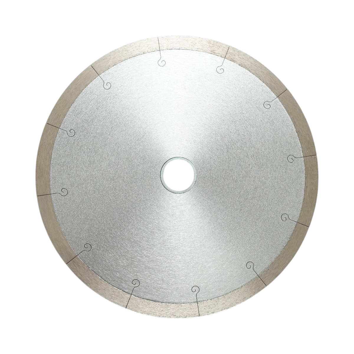 Disc diamantat continuu fractionat 230x30/25.4mm, segment 10mm pentru gresie, faianta, ceramica dura, marmura Breckner Germany - imagine 2