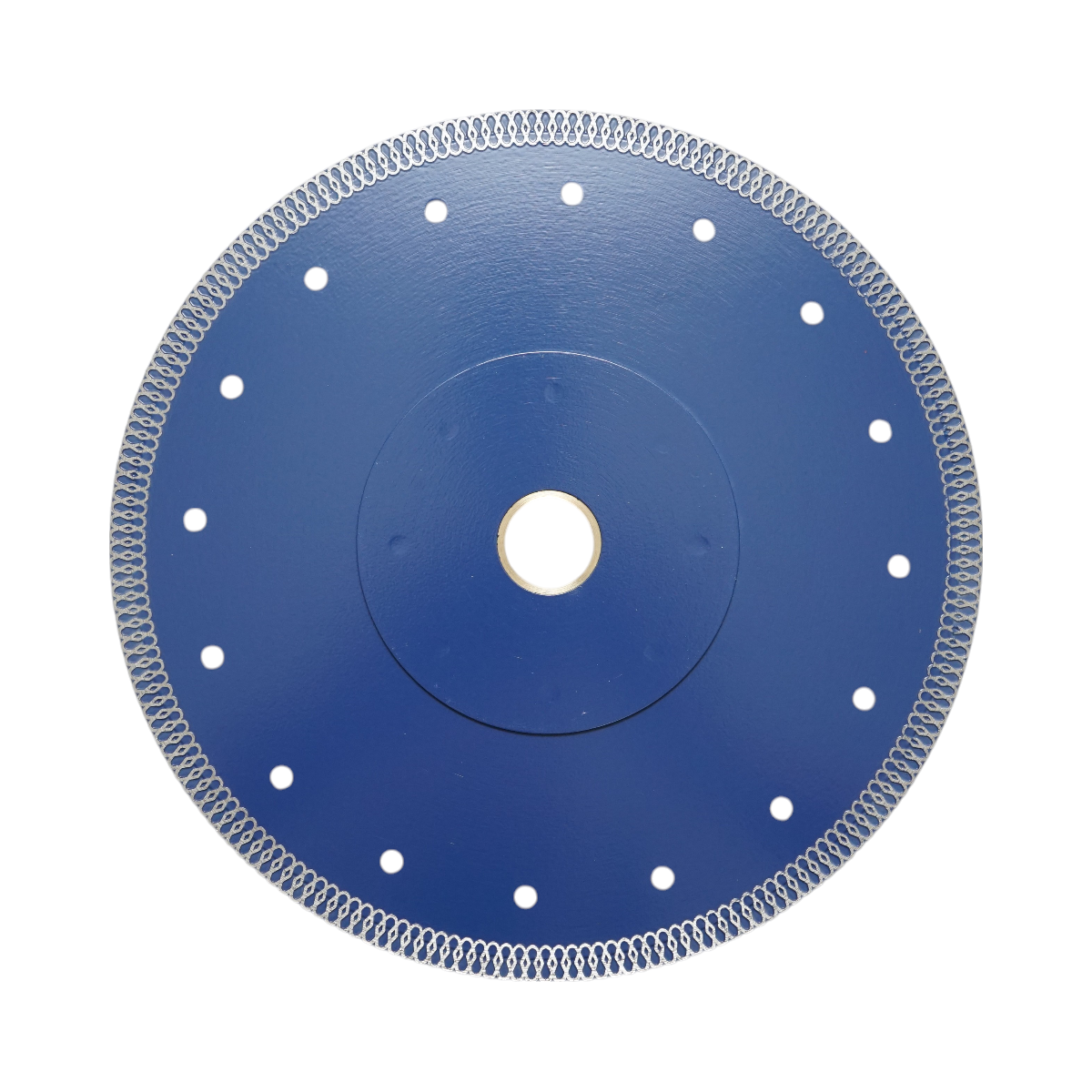 Disc diamantat turbo continuu 250x30/25.4mm, taiere umeda/uscata pentru ceramica dura, gresie, faianta Breckner Germany - imagine 2