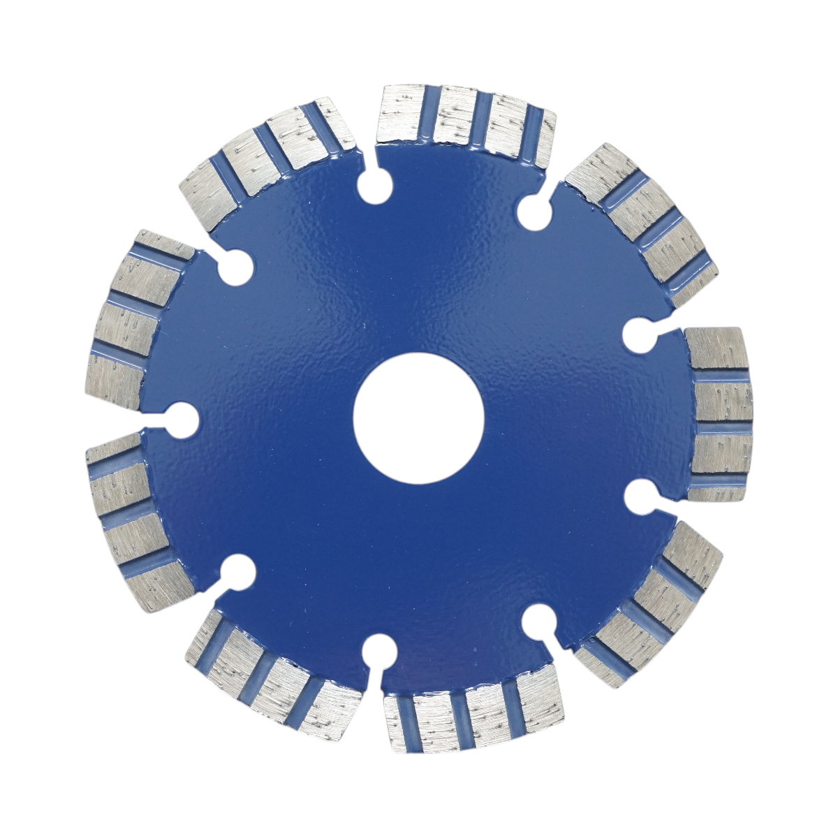 Disc diamantat turbo segmentat 115x22.23mm, segment 10mm pentru beton armat, piatra dura, pavele Breckner Germany - imagine 2