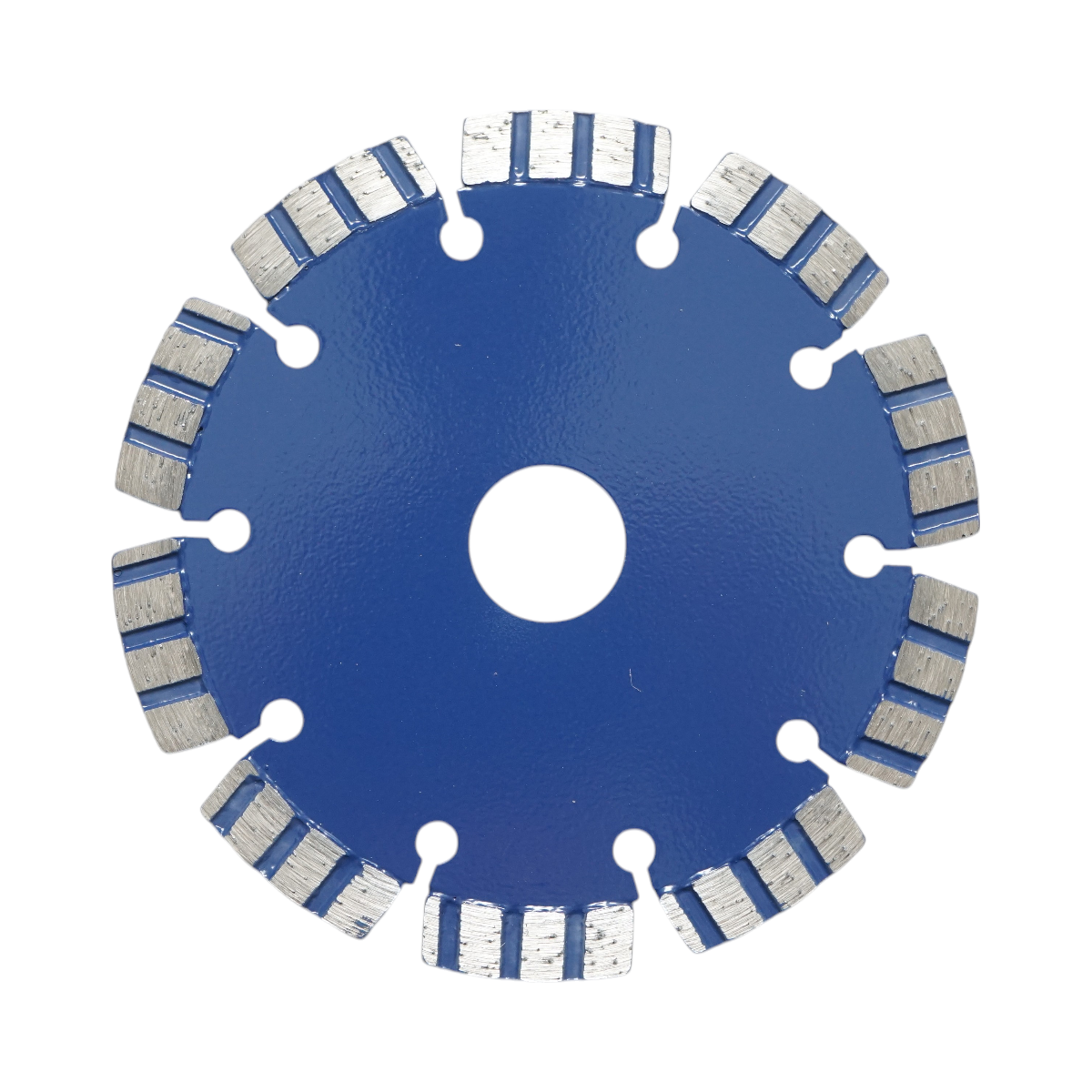 Disc diamantat turbo segmentat 125x22.23mm, segment 10mm pentru beton armat, piatra dura, pavele Breckner Germany - imagine 2
